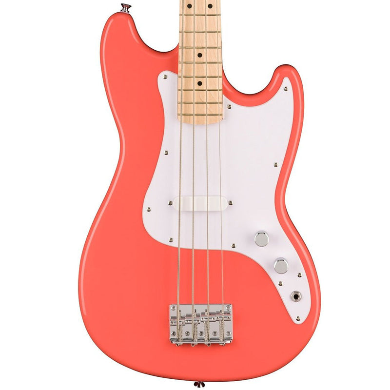 Fender 037-3802-511 Squier Sonic Bronco Bass Guitar Tahitian Coral - BASS GUITARS - FENDER TOMS The Only Music Shop