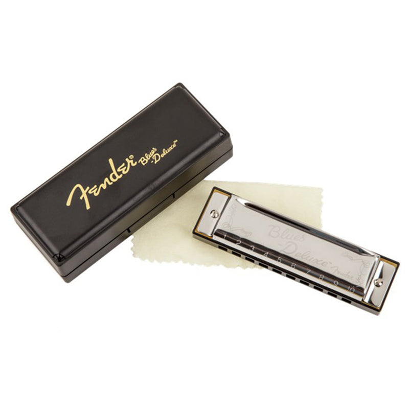 Fender 099-0701-006 Blues Deluxe 'E' Harmonica - HARMONICAS - FENDER TOMS The Only Music Shop