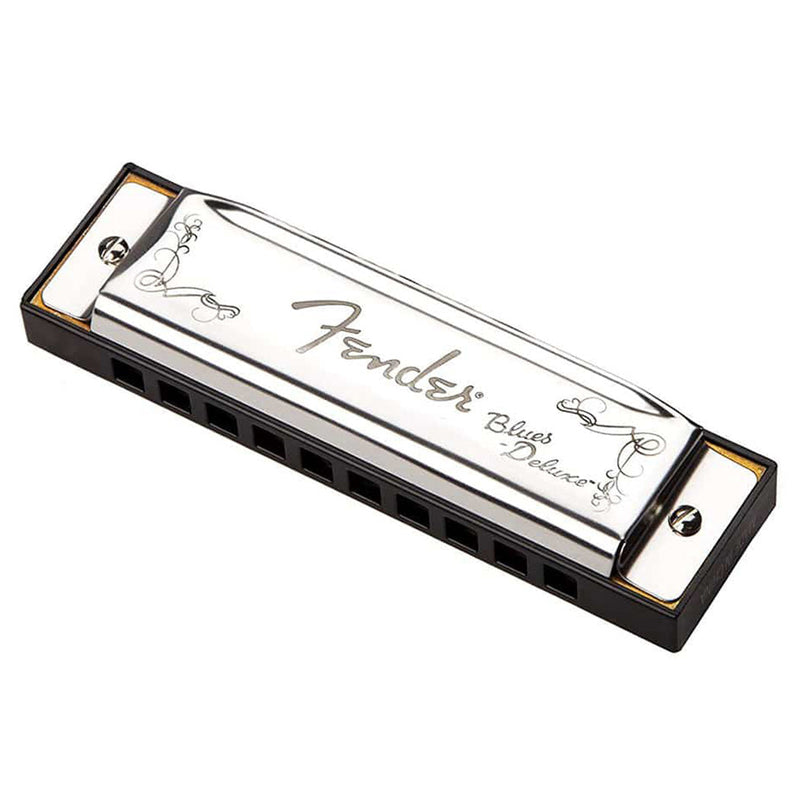 Fender 099-0701-007 Blues Deluxe Harmonica 'B' Flat - HARMONICAS - FENDER TOMS The Only Music Shop