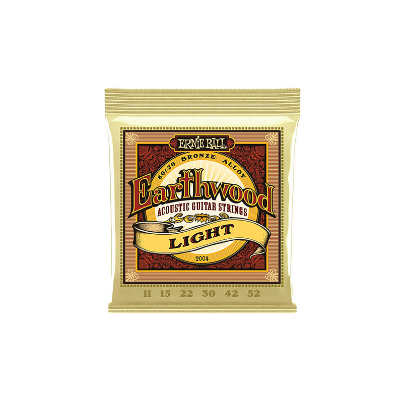 Ernie Ball 2004 Light Earthwood 80/20 Bronze Acoustic Strings - .011-.052 - GUITAR STRINGS - ERNIE BALL - TOMS The Only Music Shop