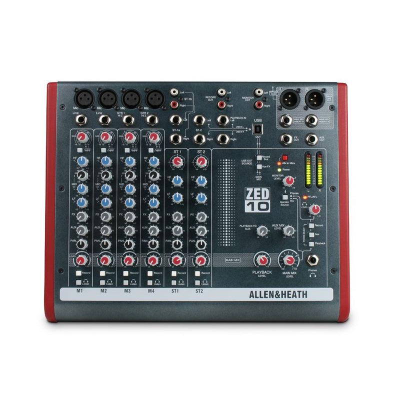 Allen & Heath ALLE-ZED1002 Mixer - PA MIXERS - ALLEN & HEATH TOMS The Only Music Shop