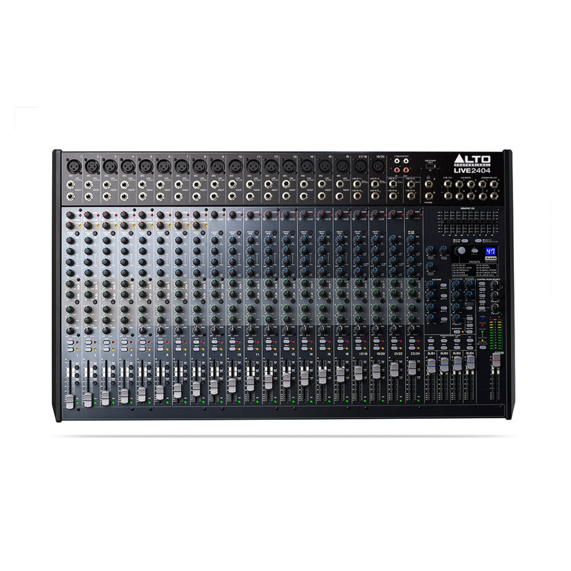 Alto Professional Live 2404 Professional 24-Channel/4-Bus Mixer - PA MIXERS - ALTO PROFESSIONAL - TOMS The Only Music Shop