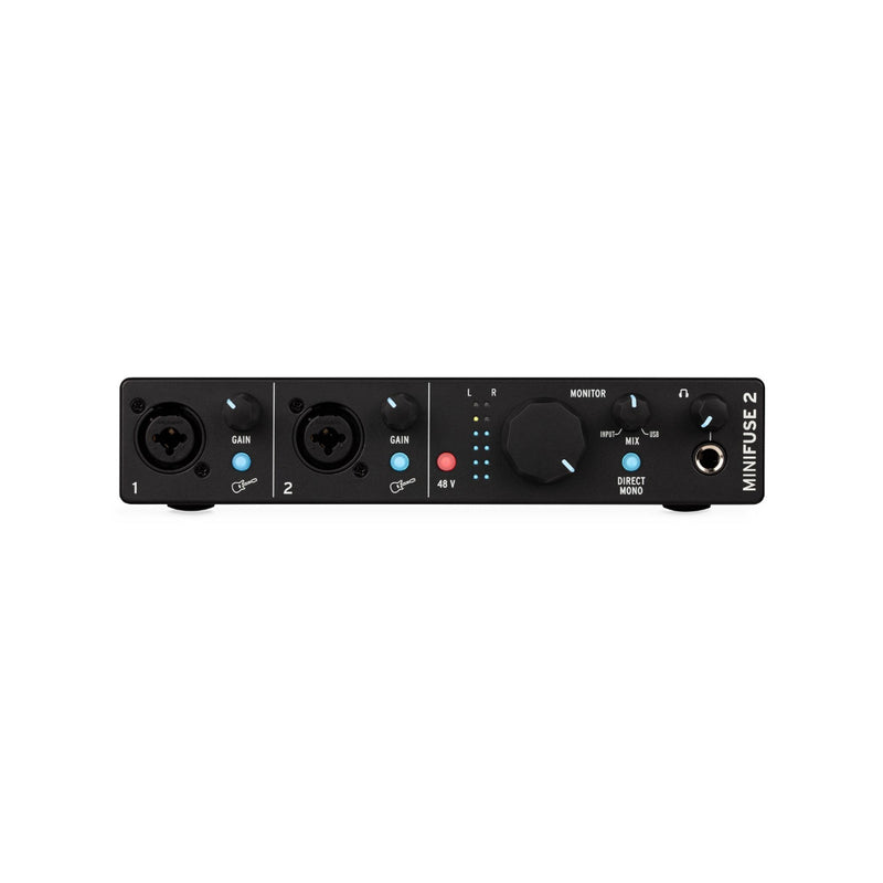 Arturia AR800102 MiniFuse 2 USB-C Audio Interface (Black) - AUDIO INTERFACES - ARTURIA TOMS The Only Music Shop