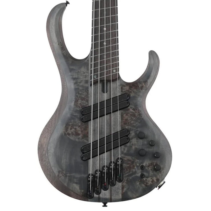 Ibanez BTB805MS-TGF 5 string Bass Guitar- Transparent Gray Flat