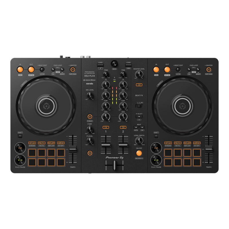 Pioneer DDJ-FLX4 2 Channel Dj Controller - DJ CONTROLLERS - PIONEER DJ TOMS The Only Music Shop