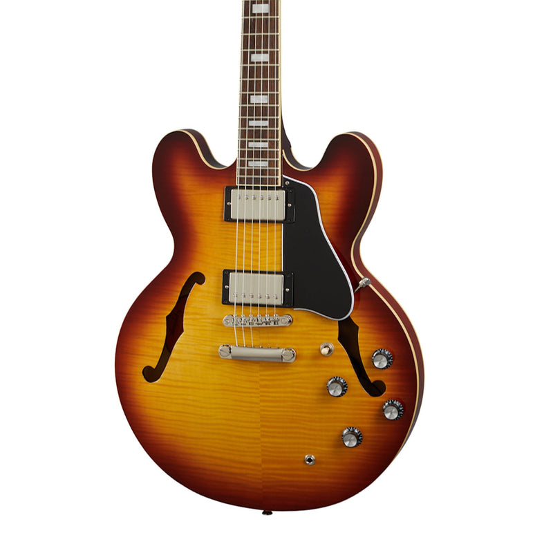 Epiphone EIES335FRTBNH1 Figured Semi Hollowbody Electric Guitar Raspberry Tea Burst - ELECTRIC GUITARS - EPIPHONE TOMS The Only Music Shop