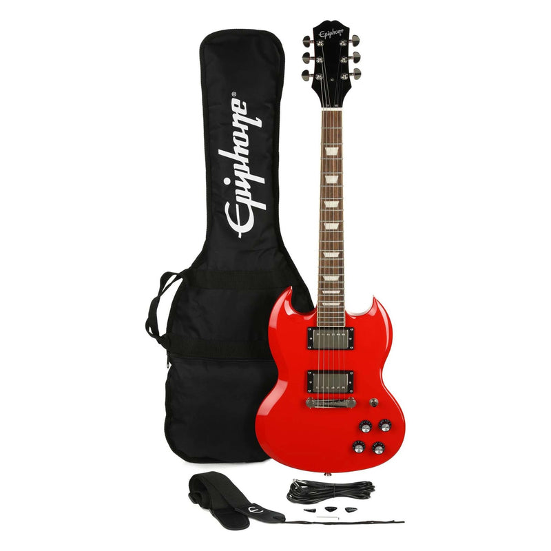 Epiphone ES1PPLPRANH1 Power Players Les Paul Electric Guitar Lava Red