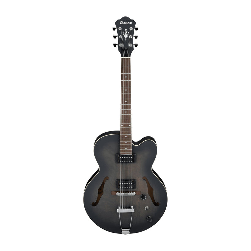 IBANEZ AF55-TKF Artcore Hollow-Body Electric Guitar in Transparent Black Flat (TKF) - HOLLOWBODY GUITARS - IBANEZ - TOMS The Only Music Shop