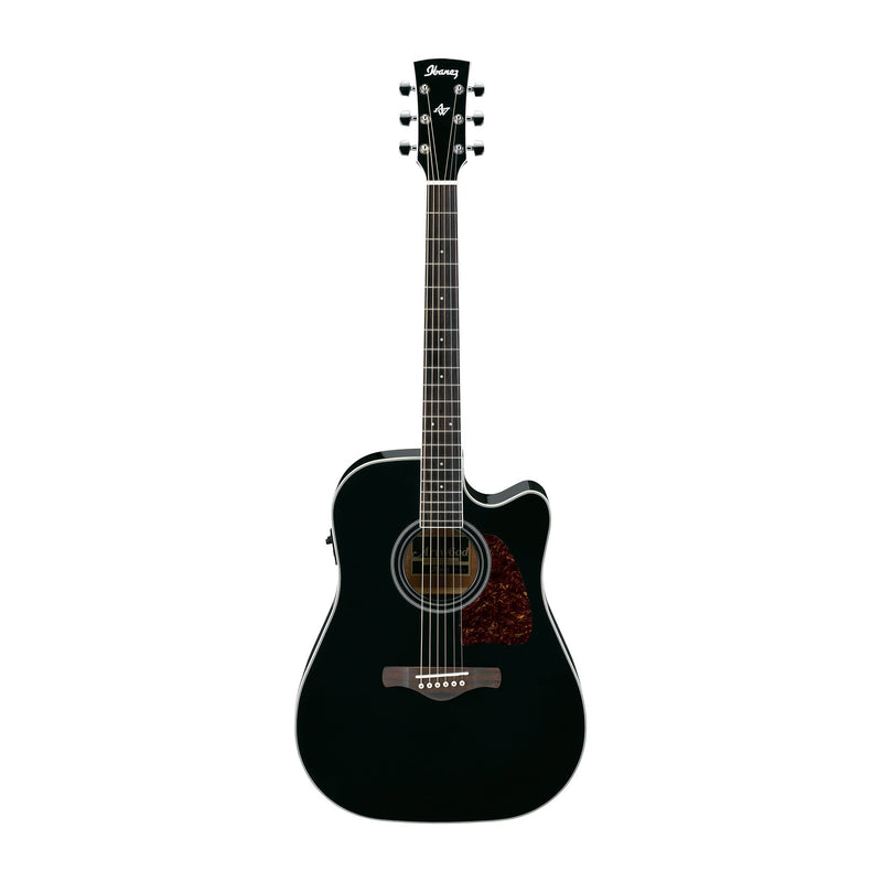 IBANEZ AW70ECE-BK Acoustic Electric Guitar Black - ACOUSTIC ELECTRIC GUITARS - IBANEZ - TOMS The Only Music Shop