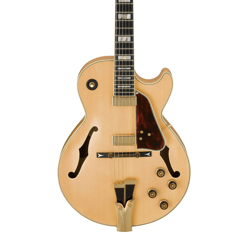 IBANEZ GB10-NT Signature George Benson Hollow-Body Electric Guitar in Natural (NT) - Hardshell Case Included - HOLLOWBODY GUITARS - IBANEZ - TOMS The Only Music Shop