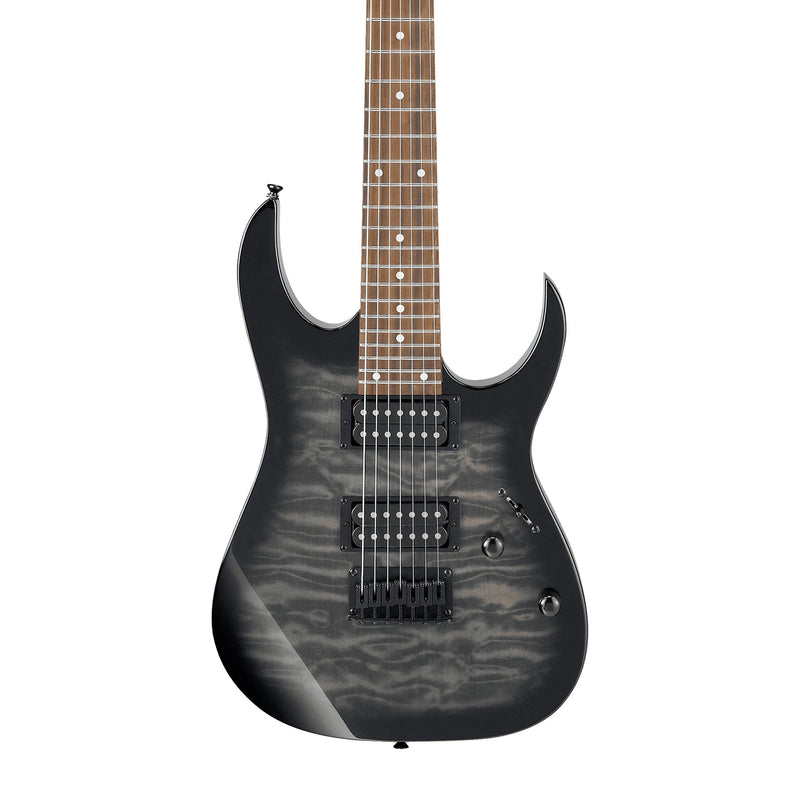 IBANEZ GRG7221QA-TKS Gio 7 string Electric Guitar Transparent Black Sunburst - ELECTRIC GUITARS - IBANEZ - TOMS The Only Music Shop