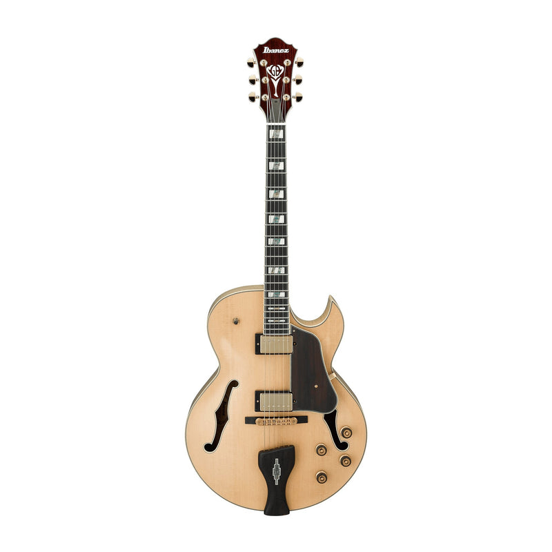 IBANEZ LGB30-NT Signature George Benson Hollow-Body Electric Guitar in Natural (NT) - Hardshell Case Included - HOLLOWBODY GUITARS - IBANEZ - TOMS The Only Music Shop