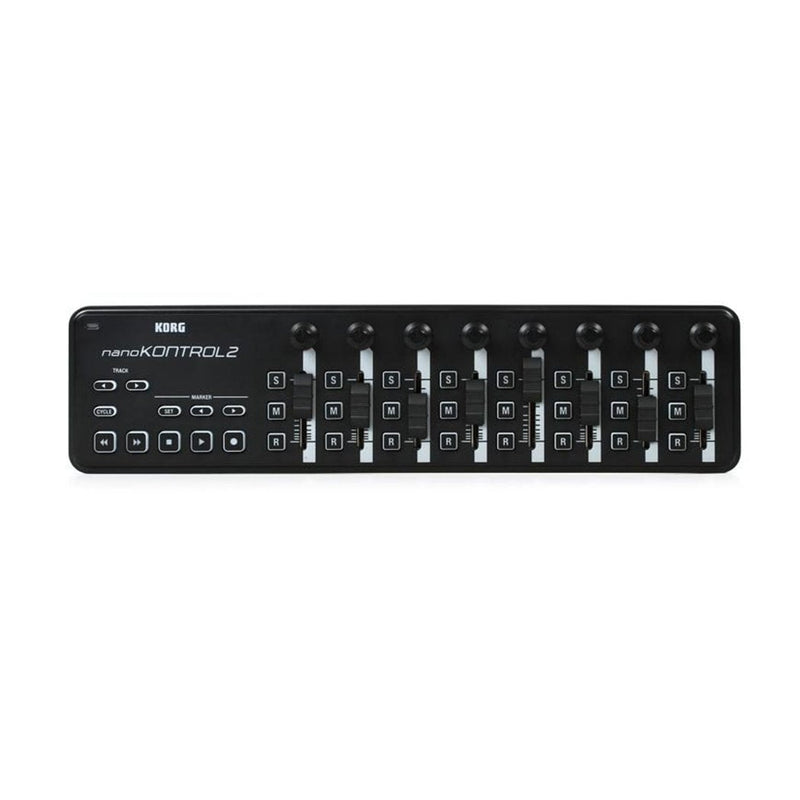 Korg nanoKONTROL2 MIDI Control Surface - Black - CONTROLLERS - KORG - TOMS The Only Music Shop