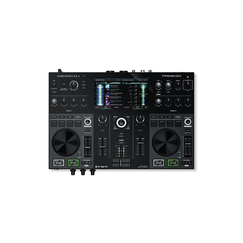 Denon DJ PRIME GO 2-Deck Rechargeable Smart DJ Console with 7" Touchscreen - MEDIA PLAYERS - DENON DJ - TOMS The Only Music Shop