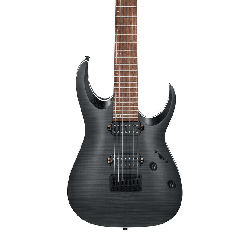 Ibanez RGA742FM-TGF 7-String Electric Guitar in Transparent Gray Flat - ELECTRIC GUITARS - IBANEZ - TOMS The Only Music Shop