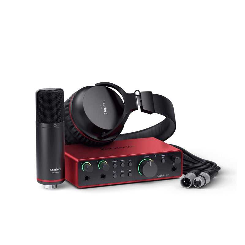 Focusrite SCA2I2STUDIOG4 Scarlett 2i2 Studio G4 Audio Interface - AUDIO INTERFACES - FOCUSRITE TOMS The Only Music Shop