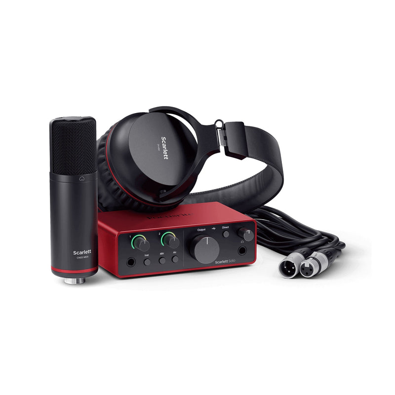 Focusrite SCASOLOSTUDIOG4 Scarlett Solo Studio G4 Audio Interface - AUDIO INTERFACES - FOCUSRITE TOMS The Only Music Shop