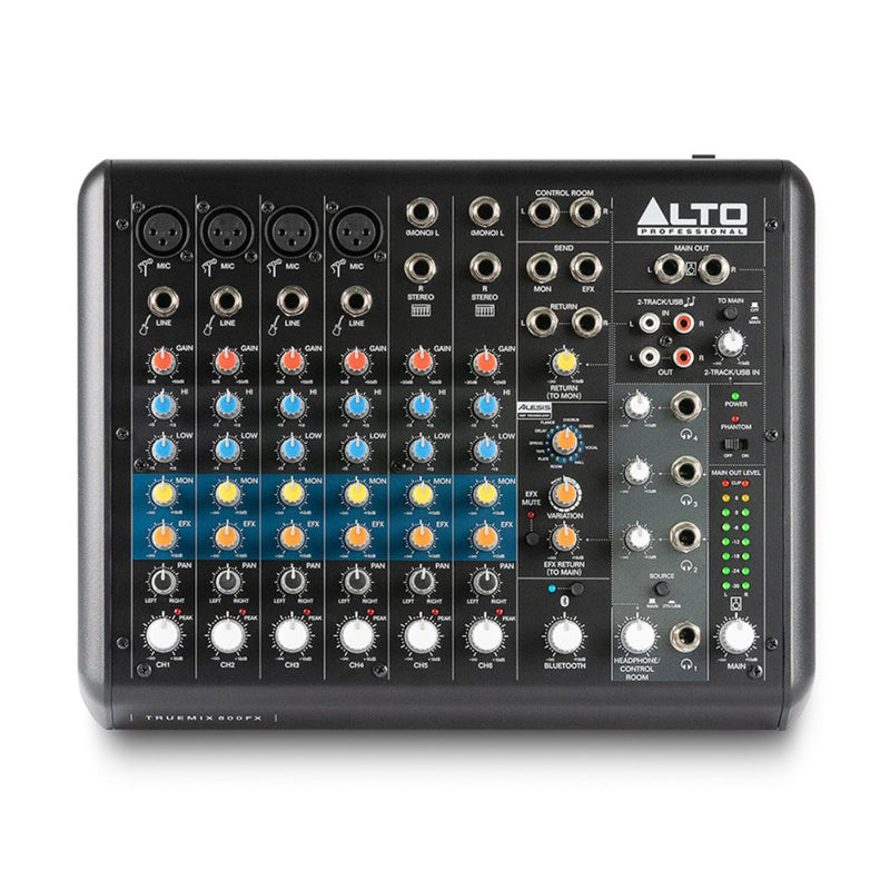 Alto TRUEMIX800FXXE 8Channel Analogue Bluetooth Mixer -  - ALTO TOMS The Only Music Shop